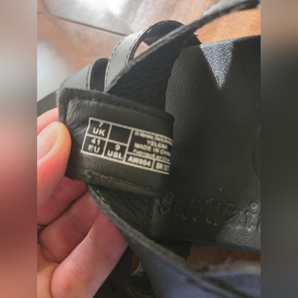 Dr. Martens Black Strappy Platform Sandals L9 - Picture 4 of 5